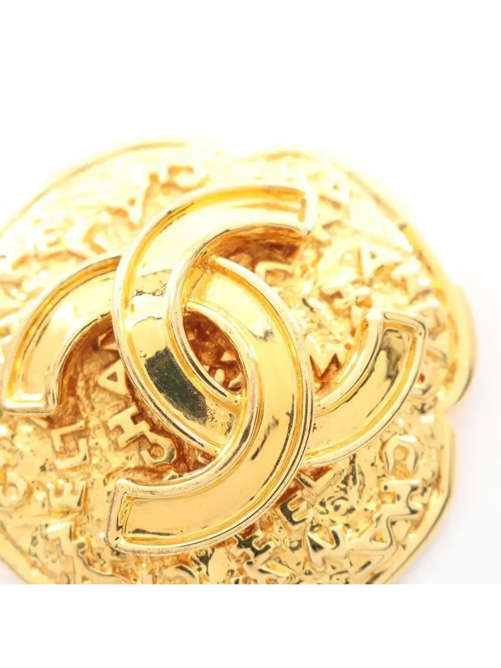 Chanel Cc Logo Brooch Metal #250211C11B